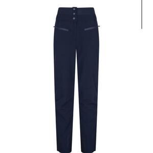 Avalanche Recco Womens Softshell Ski Pants sz 18 Navy EUC